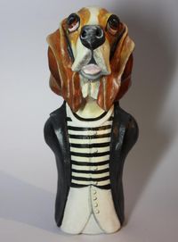 Hund-Beagle Statuette